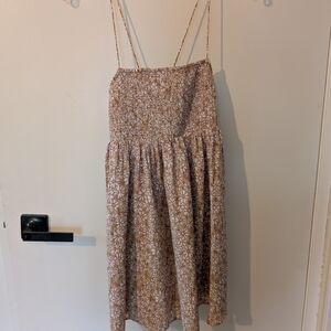 Floral Spaghetti Strap Dress